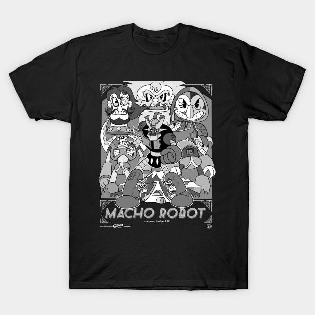 Mazinger The Macho Robot Mecha Anime T-Shirt by Juandamurai